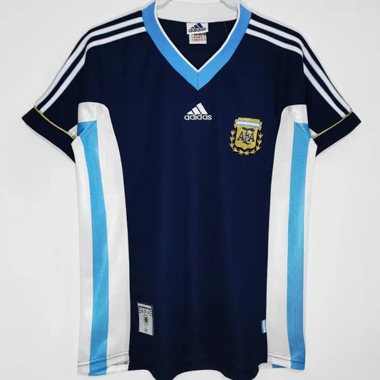 1998 Argentina Away Retro Football Shirt
