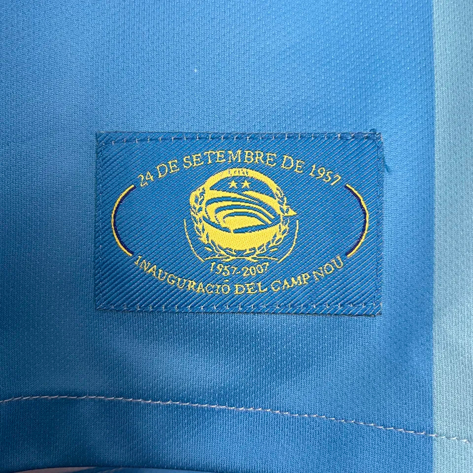 2007/08 Barcelona Away Retro Football Shirt