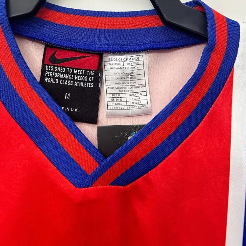 1995/96 PSG Home Retro Football Shirt