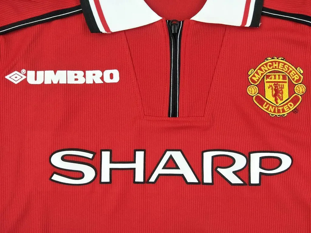 1998/99 Manchester United Home Retro Football Shirt