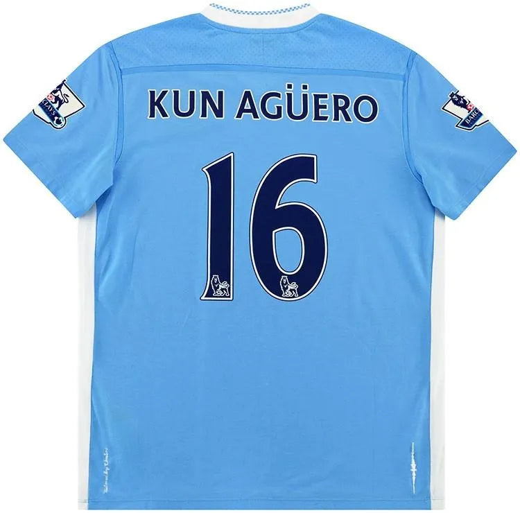 2011/12 Man City Home Retro Football Shirt