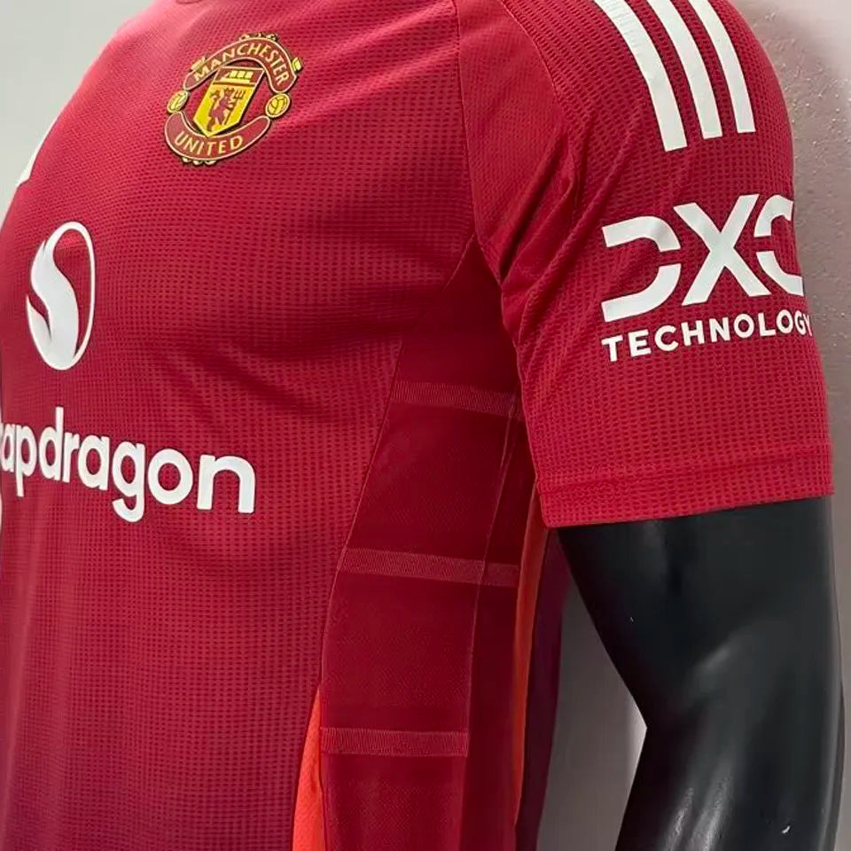 2024/25 Manchester United Home Player Version Football Shirt