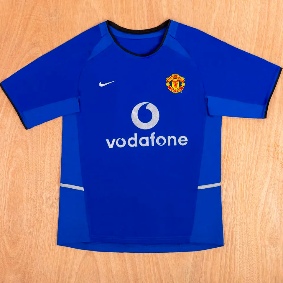 2002/03 Manchester United Away Retro Football Shirt