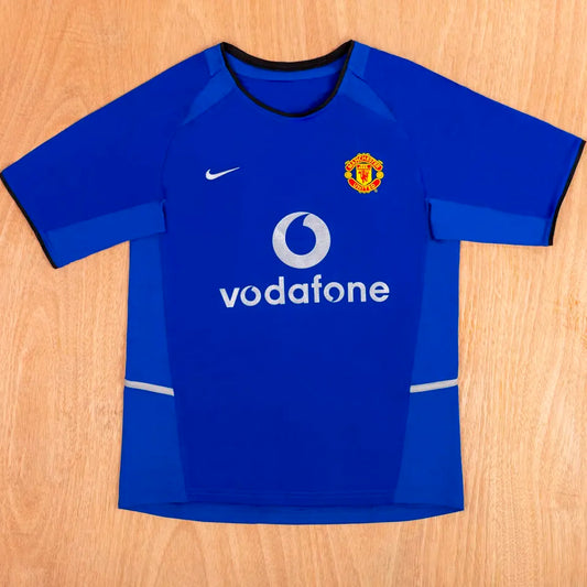 2002/03 Manchester United Away Retro Football Shirt
