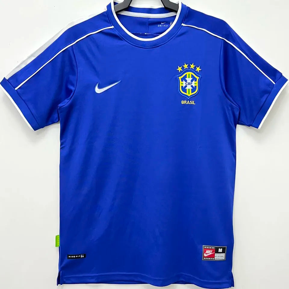 1998 Brazil Away Retro Football Shirt