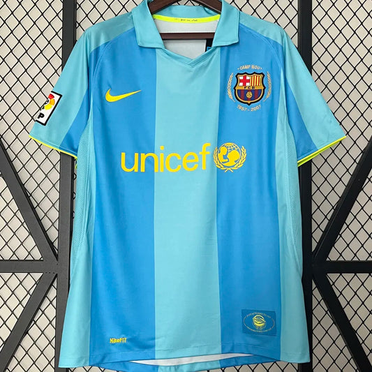 2007/08 Barcelona Away Retro Football Shirt