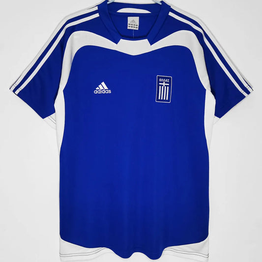 2004 Greece Home Retro Football Shirt