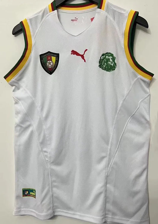 2002 Cameroon Away Retro Football Shirt