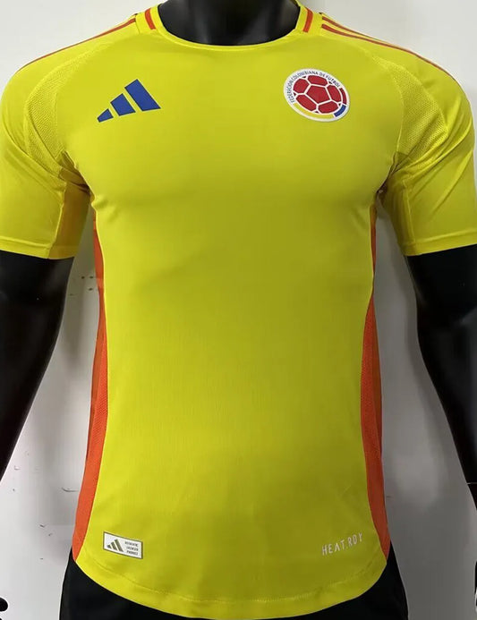 2024 Copa America Colombia Home Player Version Football Jersey
