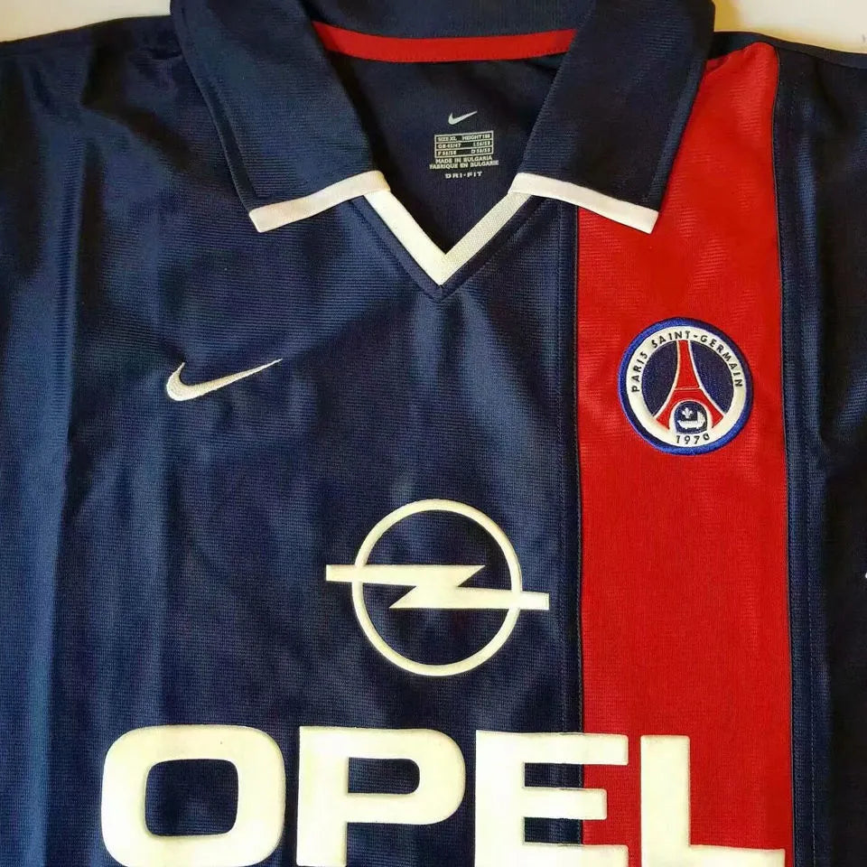 2001/02 PSG Home Retro Football Shirt