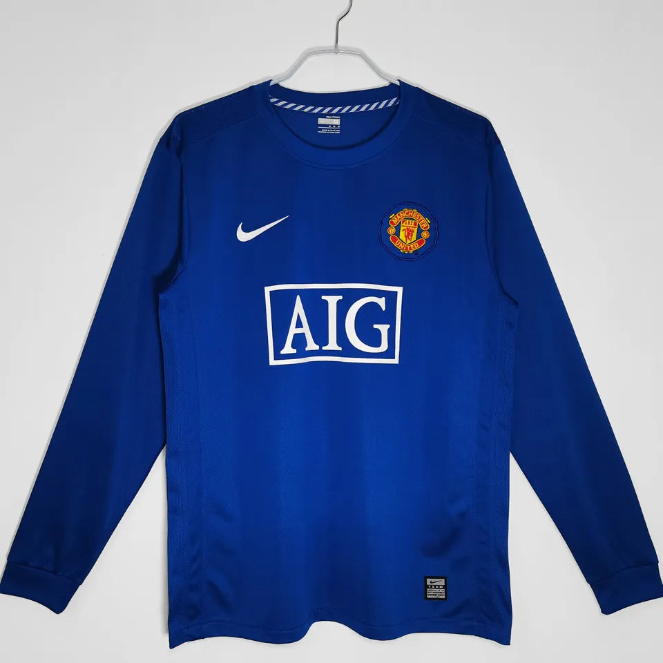 2008/09 Manchester United Third Long Sleeve Retro Football Shirt