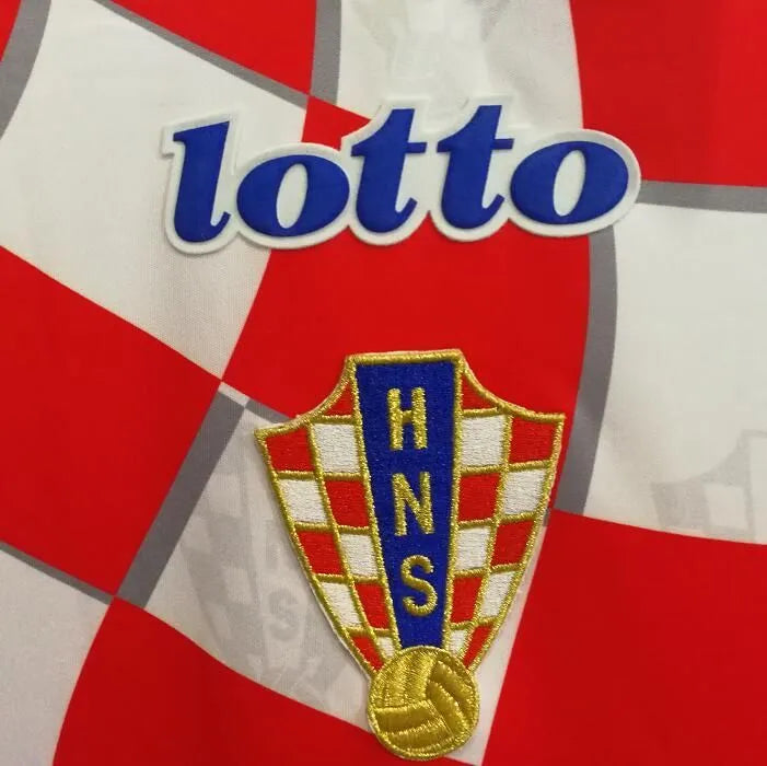 1998 Croatia Home Retro Football Shirt