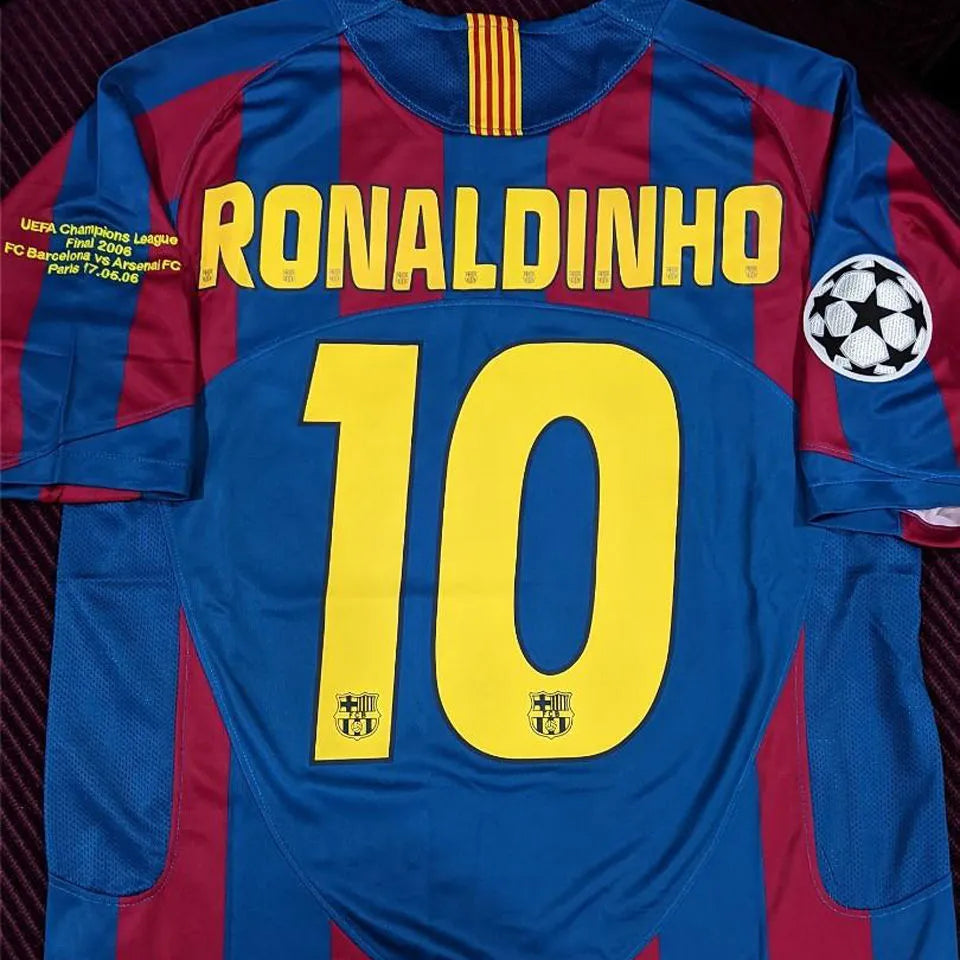 2005/06 Barcelona UCL Final Retro Football Shirt