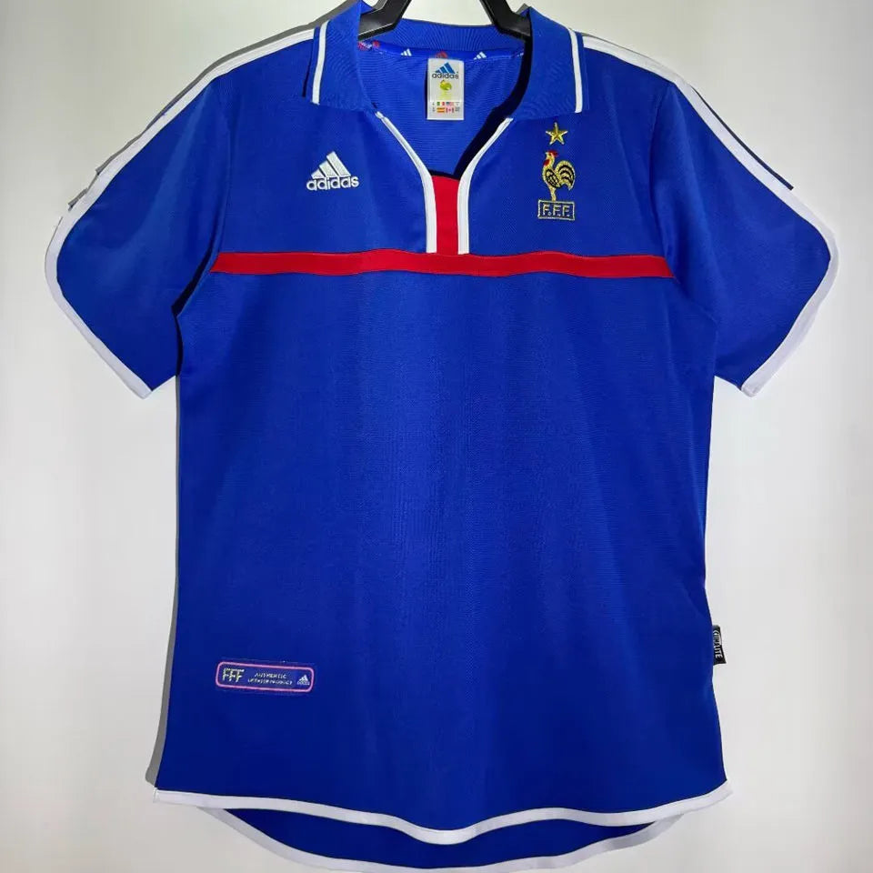 2000 France Home Retro Football Shirt