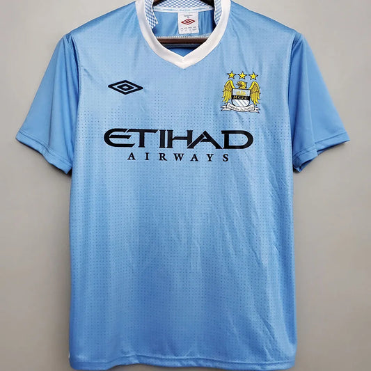 2011/12 Man City Home Retro Football Shirt