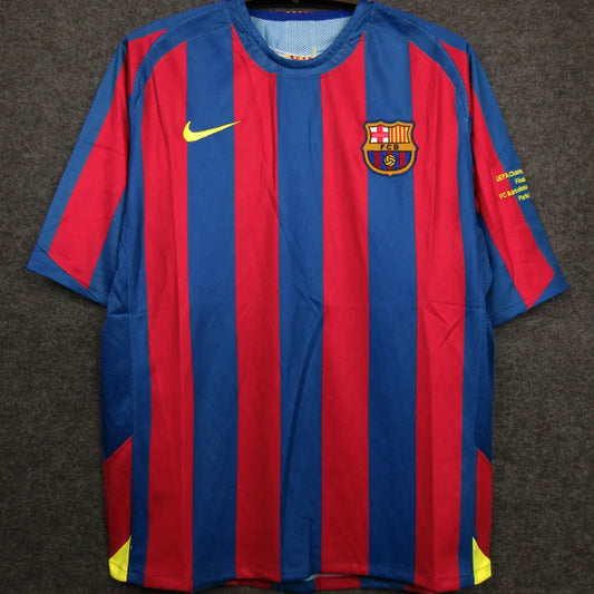 2005/06 Barcelona UCL Final Retro Football Shirt