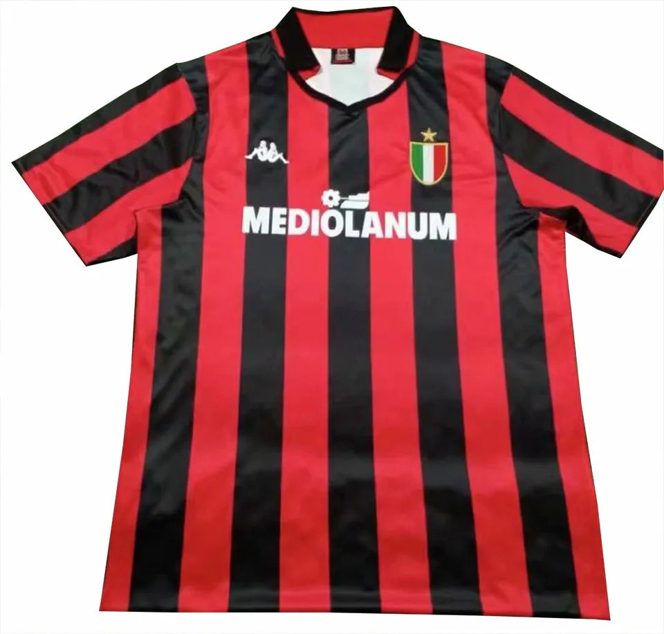 1988/89 AC Milan Home Retro Football Shirt