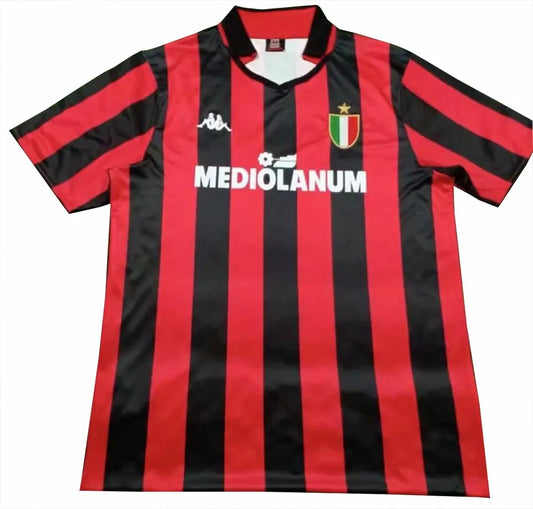 1988/89 AC Milan Home Retro Football Shirt