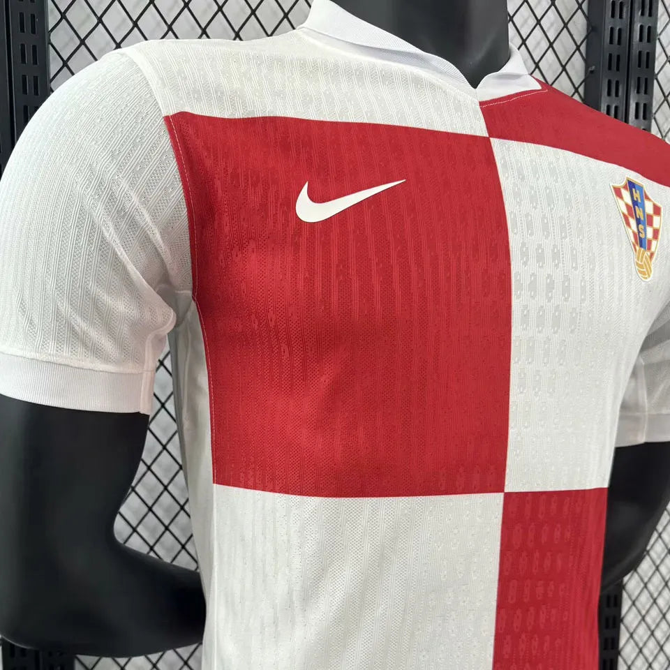 2024 Euros Croatia Home Player Version Football Shirt