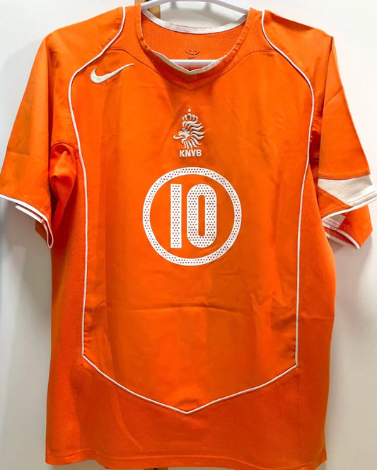 2004 Netherlands Home Retro Football Shirt