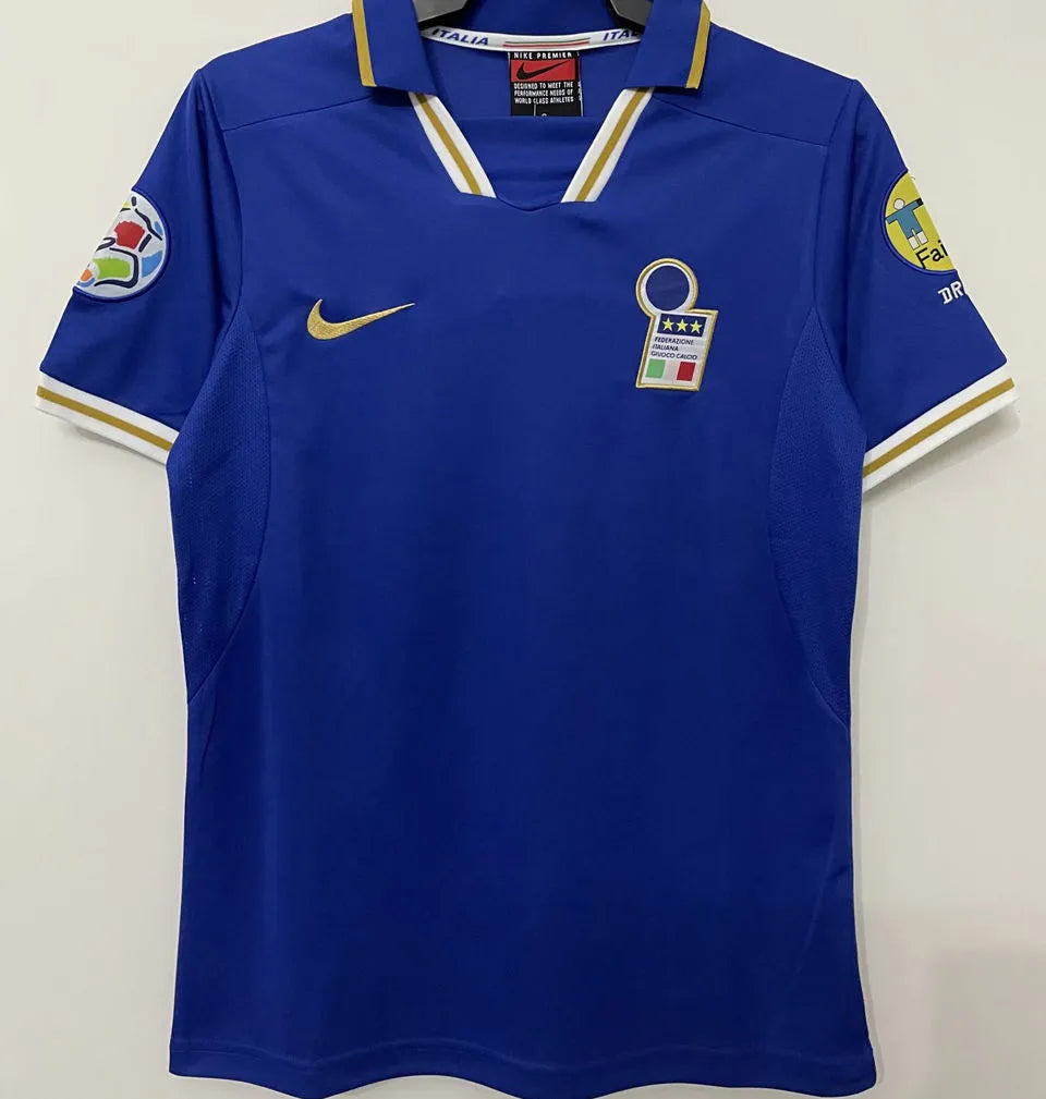 1996 Italy Home Retro Football Shirt