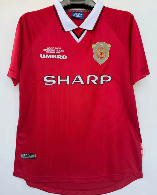 1999/2000 Manchester United Home Retro Football Shirt