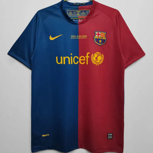 2008/09 Barcelona Home Retro Football Shirt