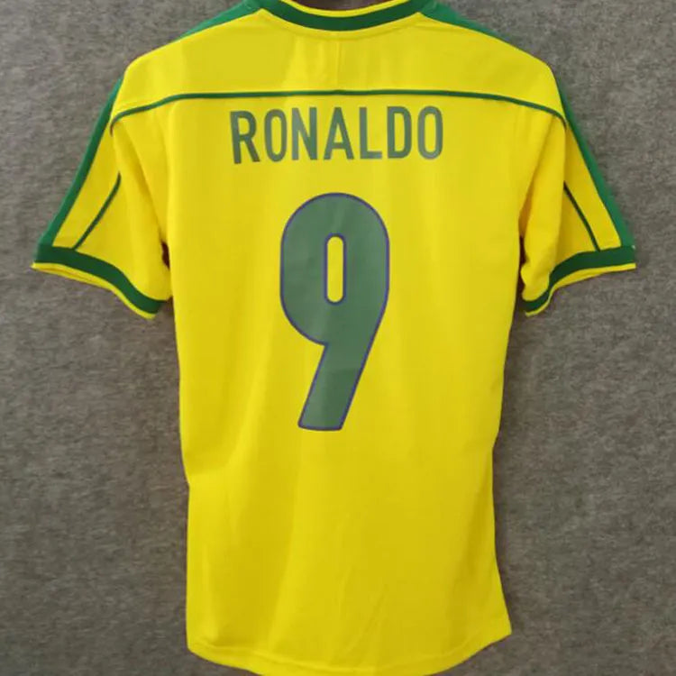 1998 Brazil Home Retro Football Shirt