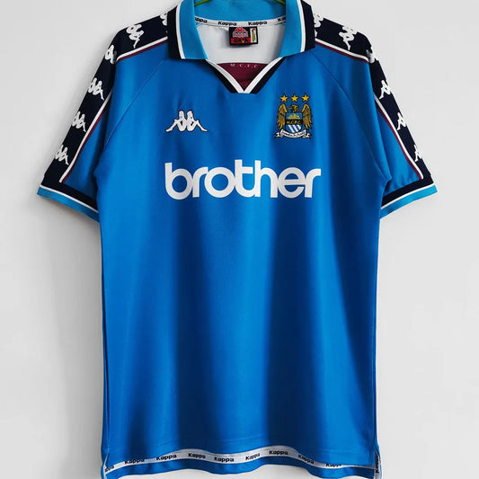 1998/99 Manchester City Home Retro Football Shirt