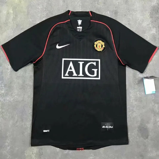 2007/08 Manchester United Away Retro Football Shirt
