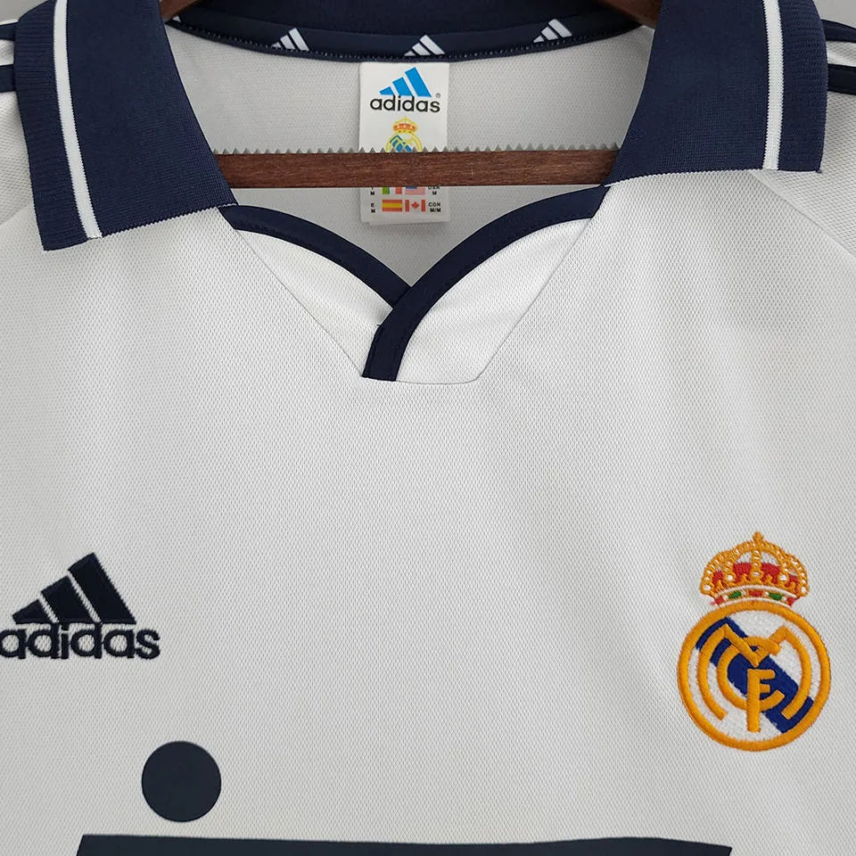 2000/01 Real Madrid Home Retro Football Shirt