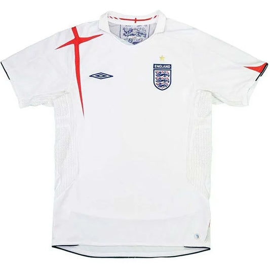 2006 England Home Retro Football Shirt