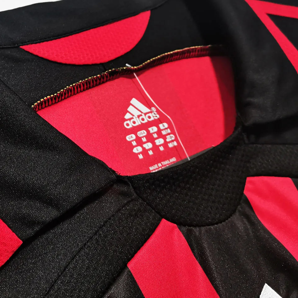 2006/07 AC Milan Home Long Sleeve Retro Football Shirt
