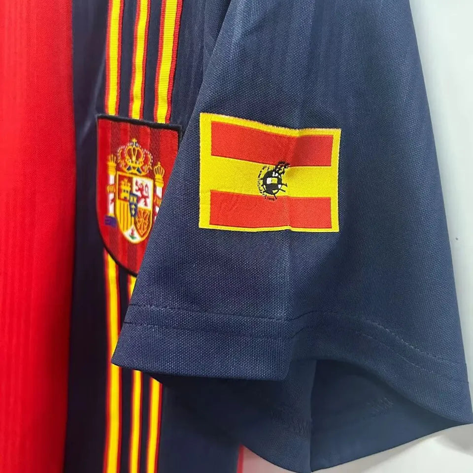 1996 Spain Home Retro Football Shirt