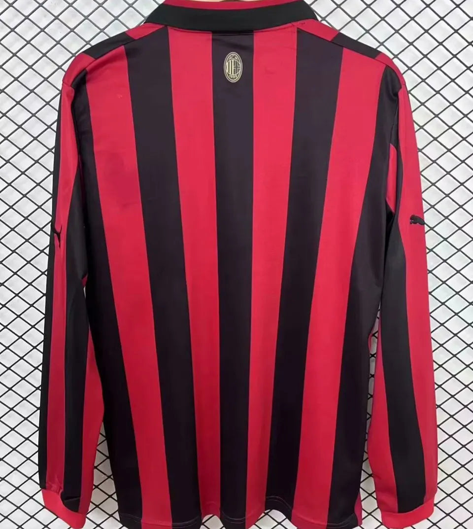 2025 AC Milan 125th Anniversary Long Sleeve Football Shirt