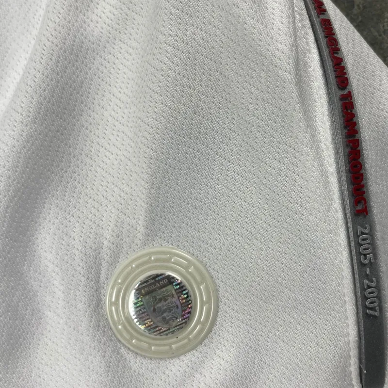 2006 England Home Retro Football Shirt