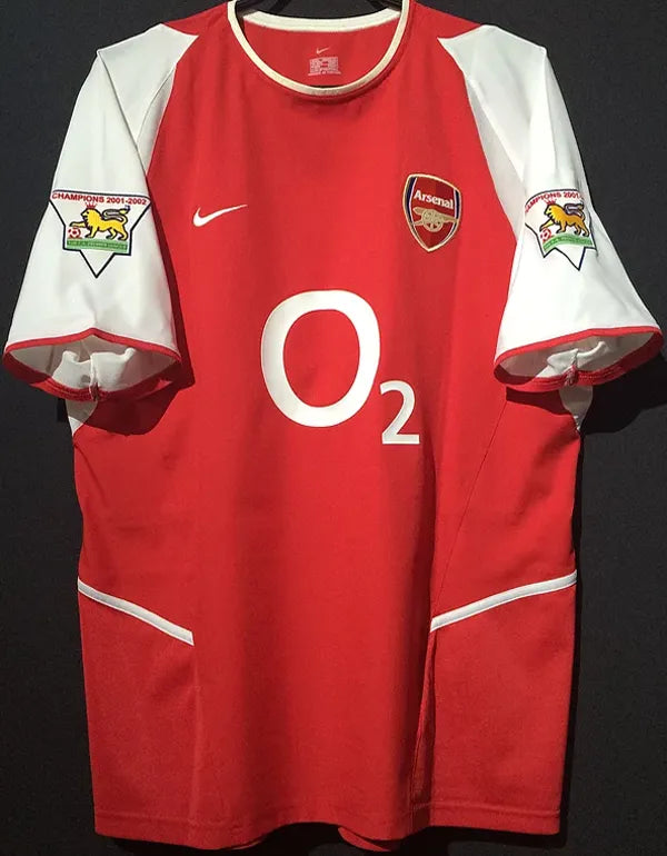 2002/04 Arsenal Home Retro Football Shirt