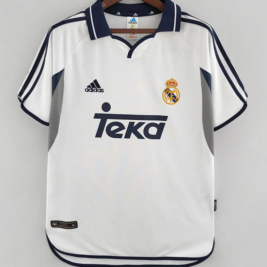 2000/01 Real Madrid Home Retro Football Shirt