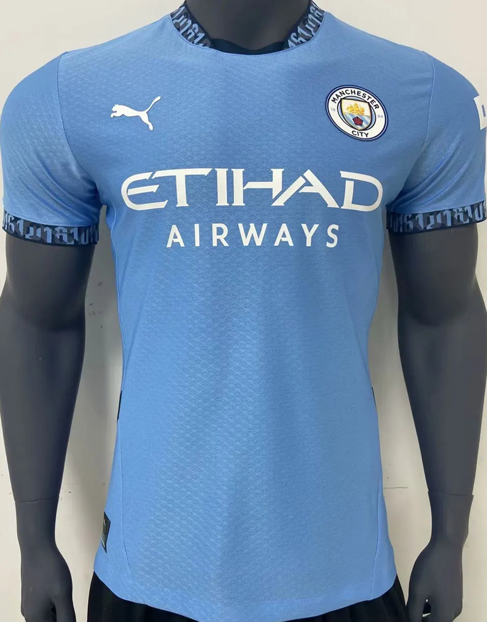 2024/25 Manchester City Home Player Version Football Shirt