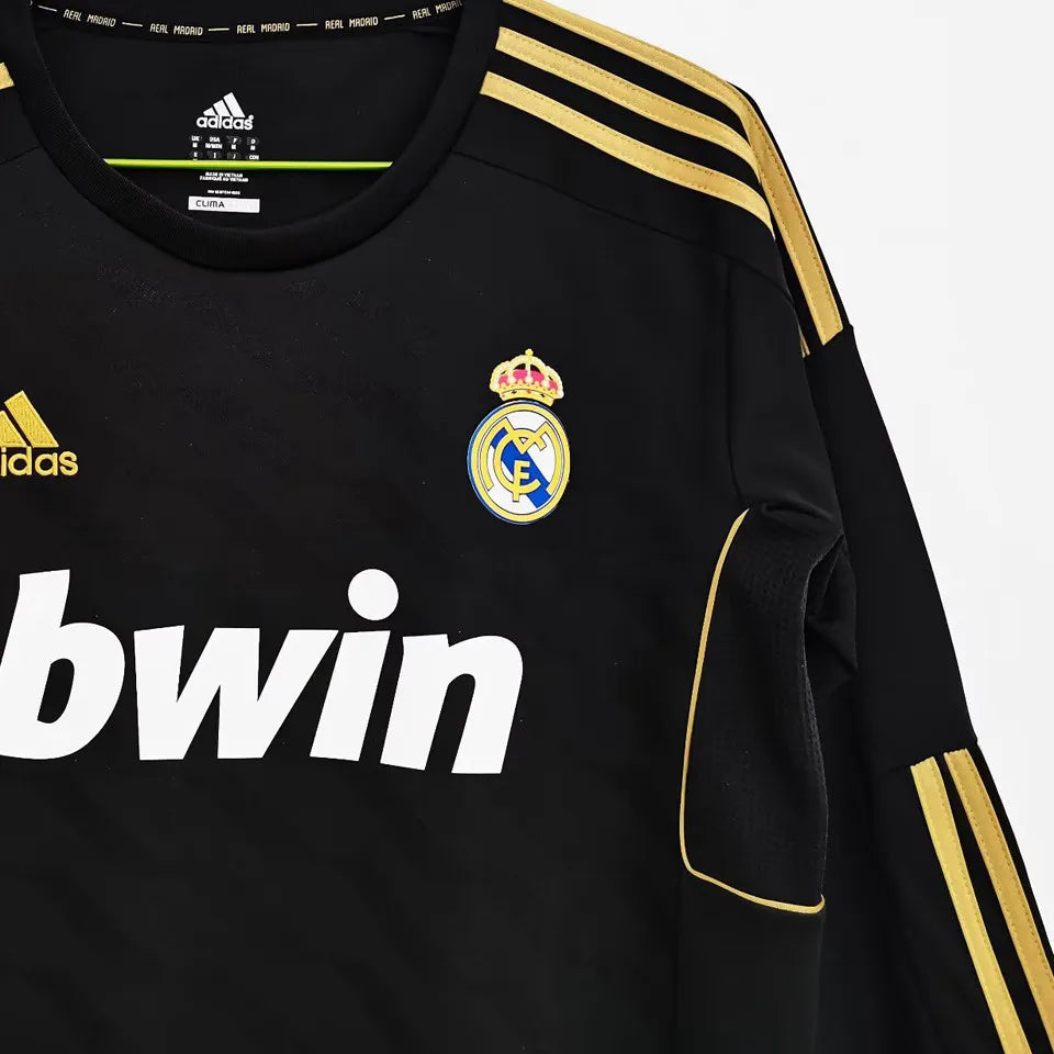 2011/12 Real Madrid Away Long Sleeve Retro Football Shirt