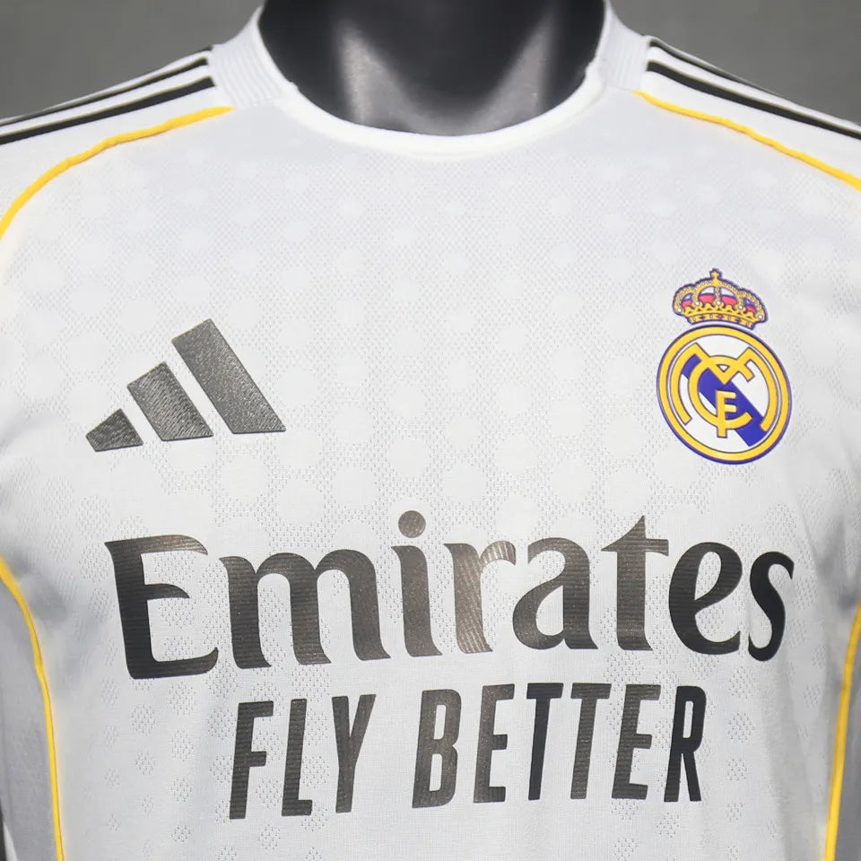 2025/26 Real Madrid Home Player Version Football Shirt