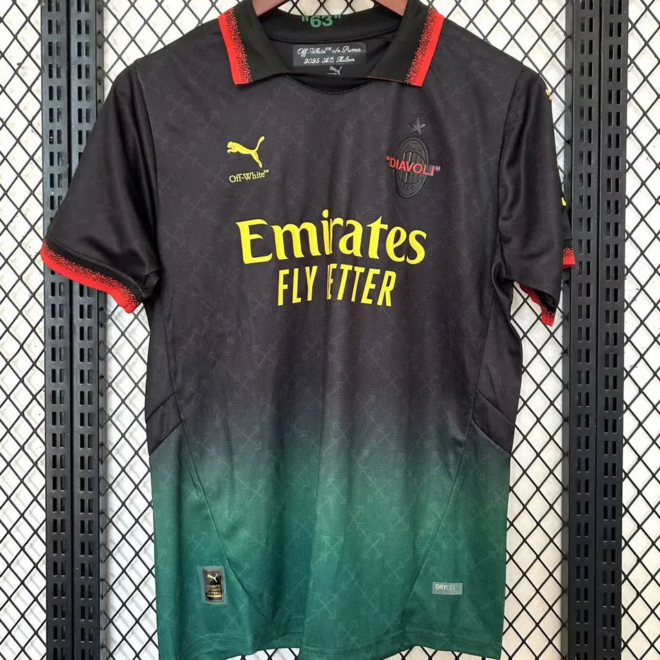 2024/25 AC Milan x Off White 4th Football Shirt