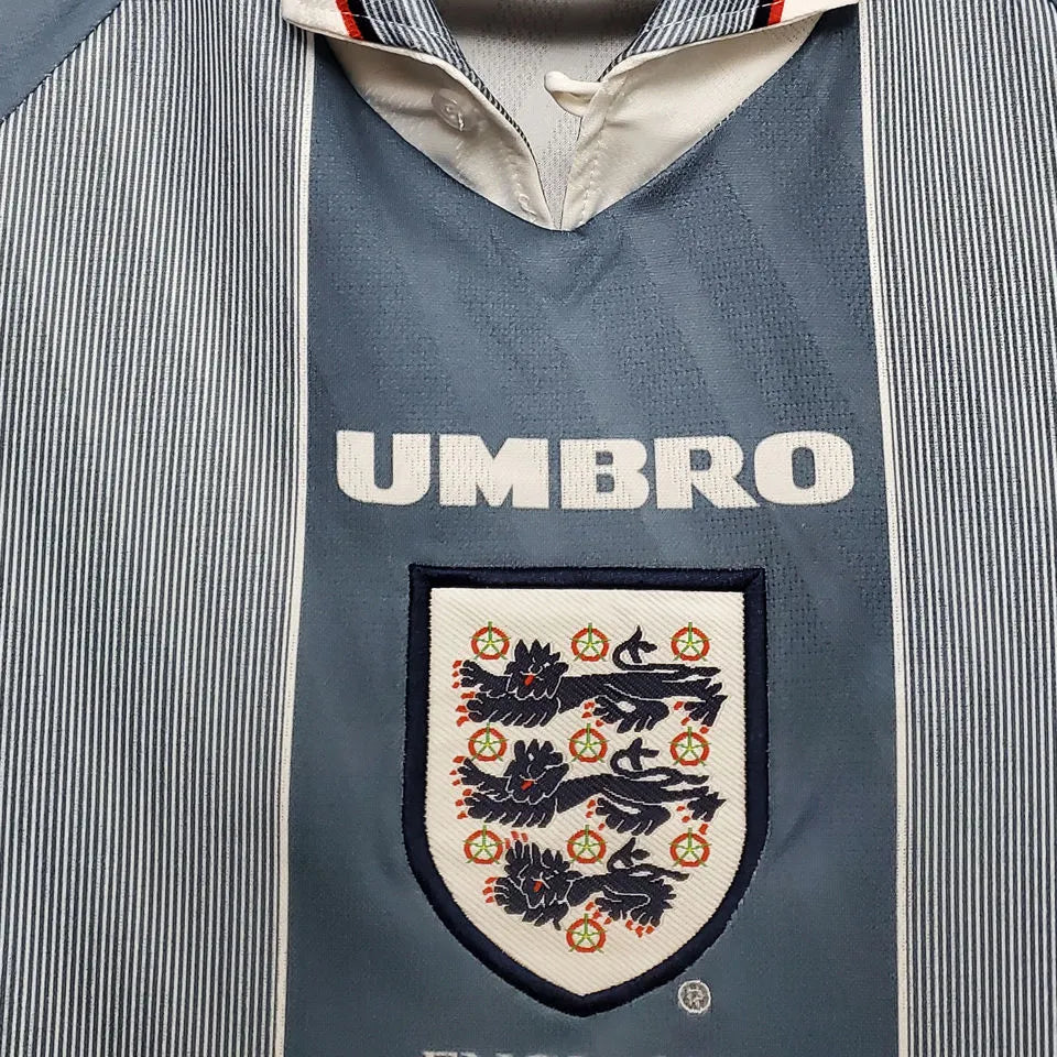 1996 England Away Retro Football Shirt