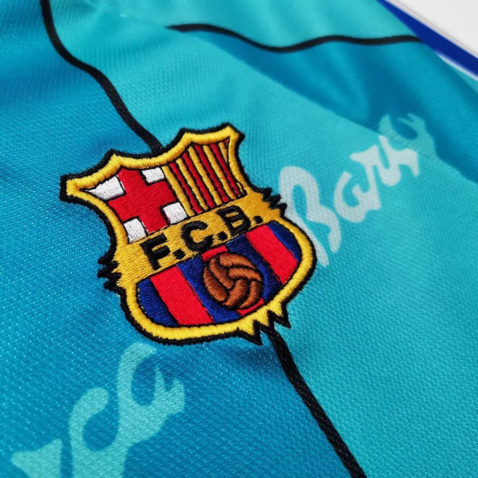 1996/97 Barcelona Away Retro Football Shirt