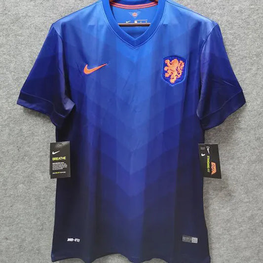 2014 Netherlands Away Retro Football Shirt