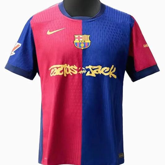 2024/25 Barcelona x Travis Scott Home Player Football Shirt