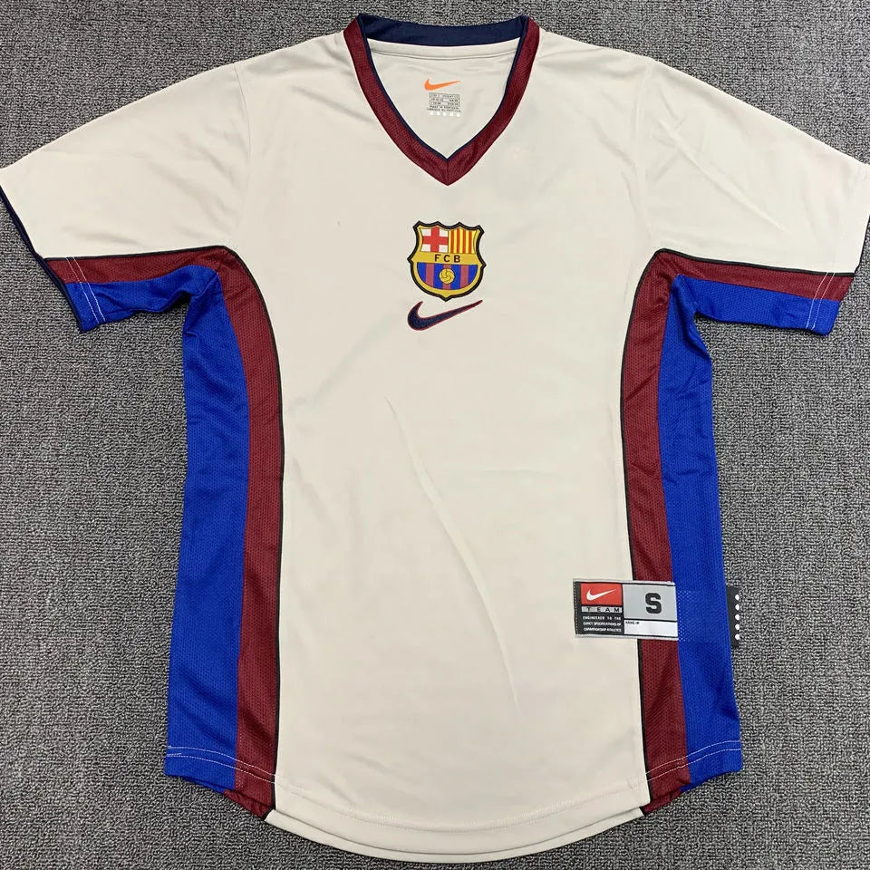 1998/99 Barcelona Away Retro Football Shirt