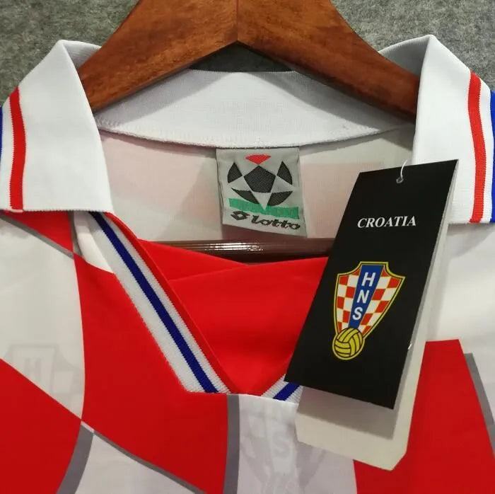 1998 Croatia Home Retro Football Shirt