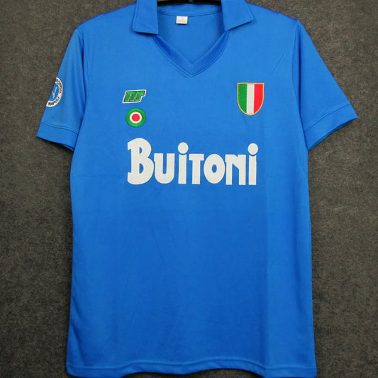 1987/88 Napoli Home Retro Football Shirt