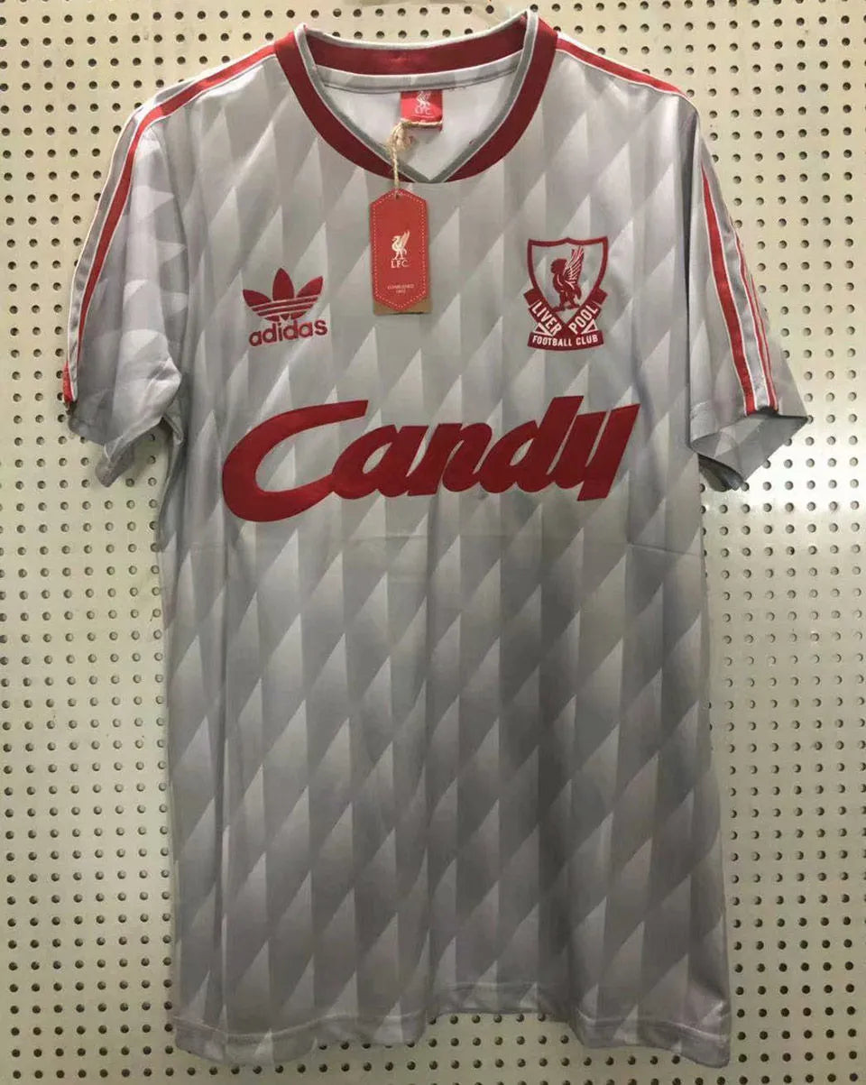 1989/91 Liverpool Away Retro Football Shirt